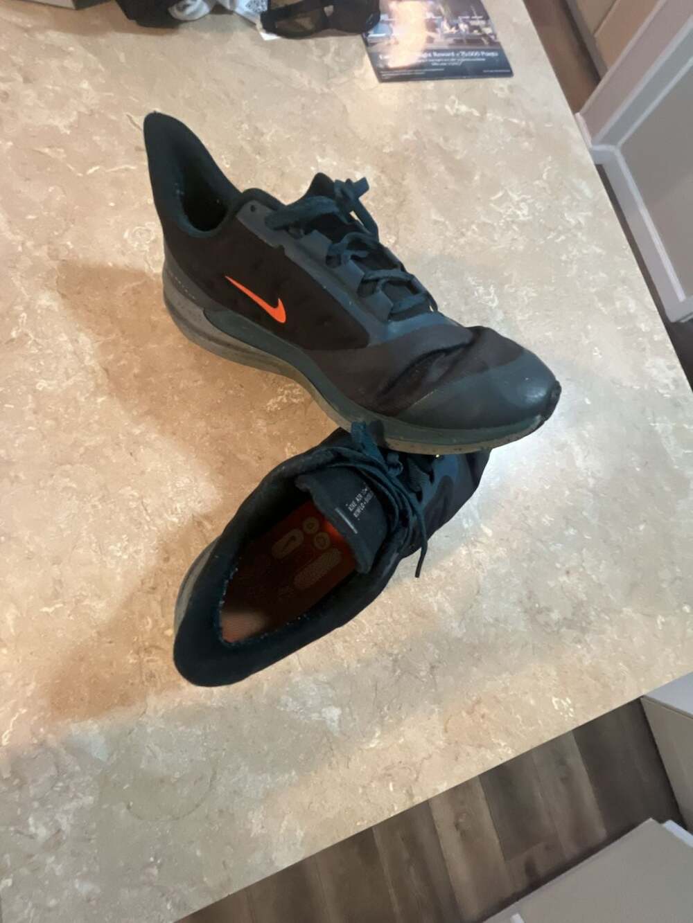 Nike Air Winflo Shield Black Safety Orange Geo Teal